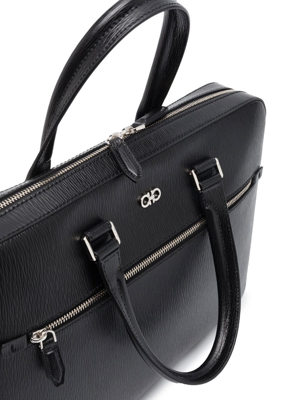 Ferragamo Gancini revival briefcase