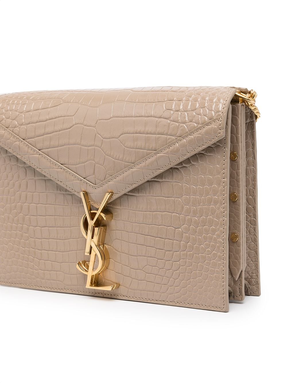 Saint Laurent Cassandra crocodile-embossed bag
