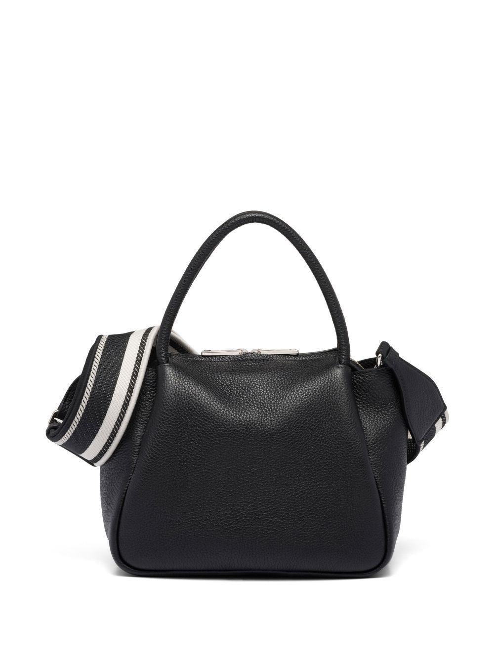 Pra*a logo-lettering top-handle bag