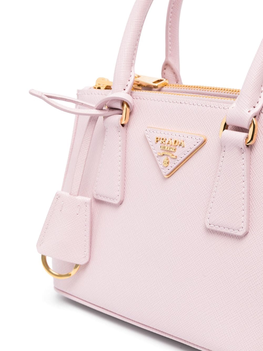 Pra*a mini galleria leather bag