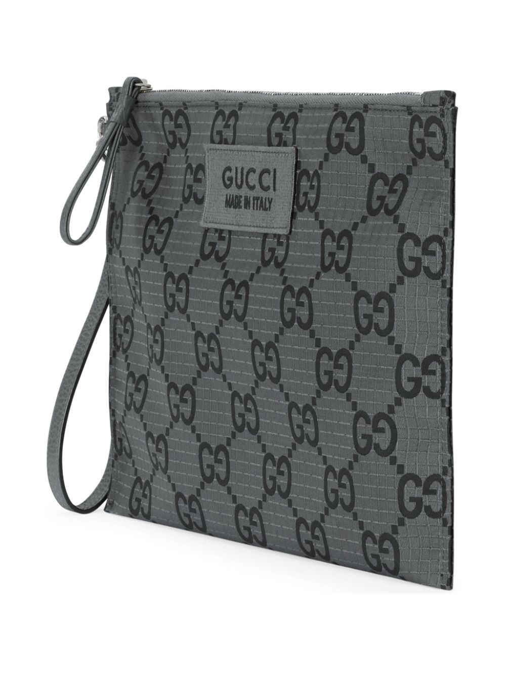 G*u*i gg recycled polyester clutch