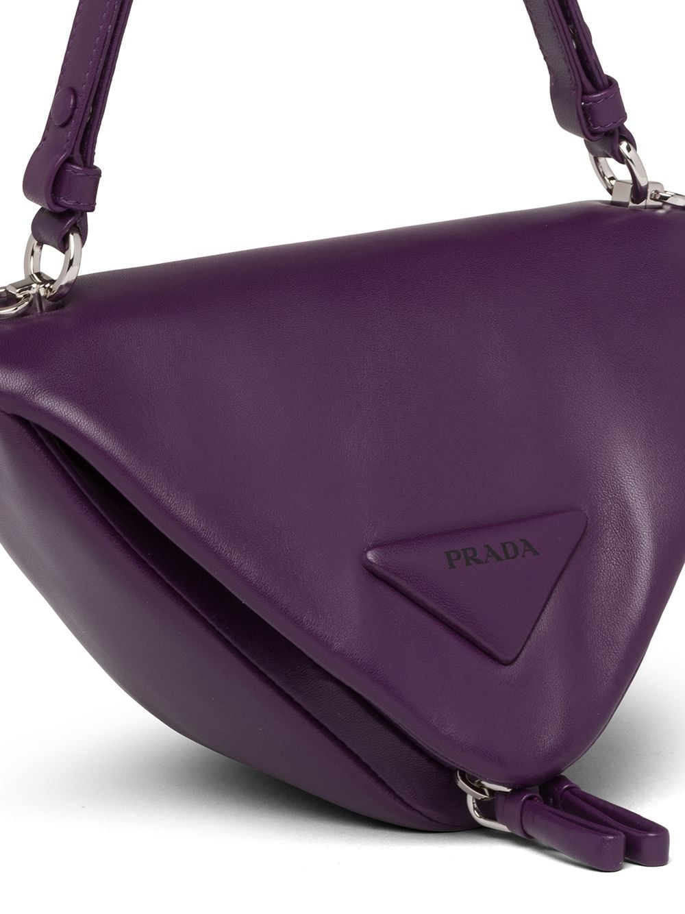 Pra*a logo-patch tote bag