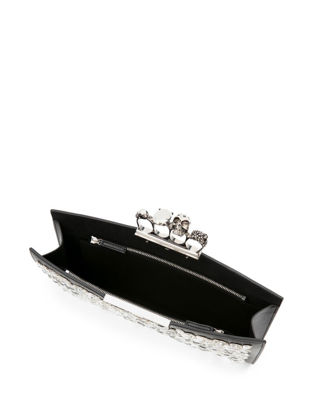 Alexander McQueen Jewelled Flat crystal-embellished clutch bag