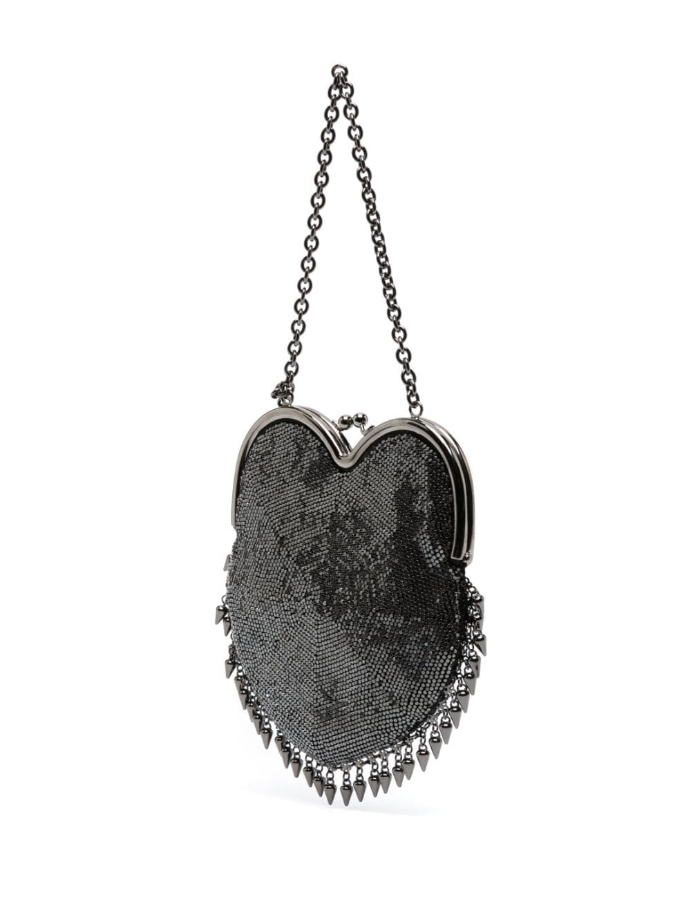 Saint Laurent heart mesh mini bag