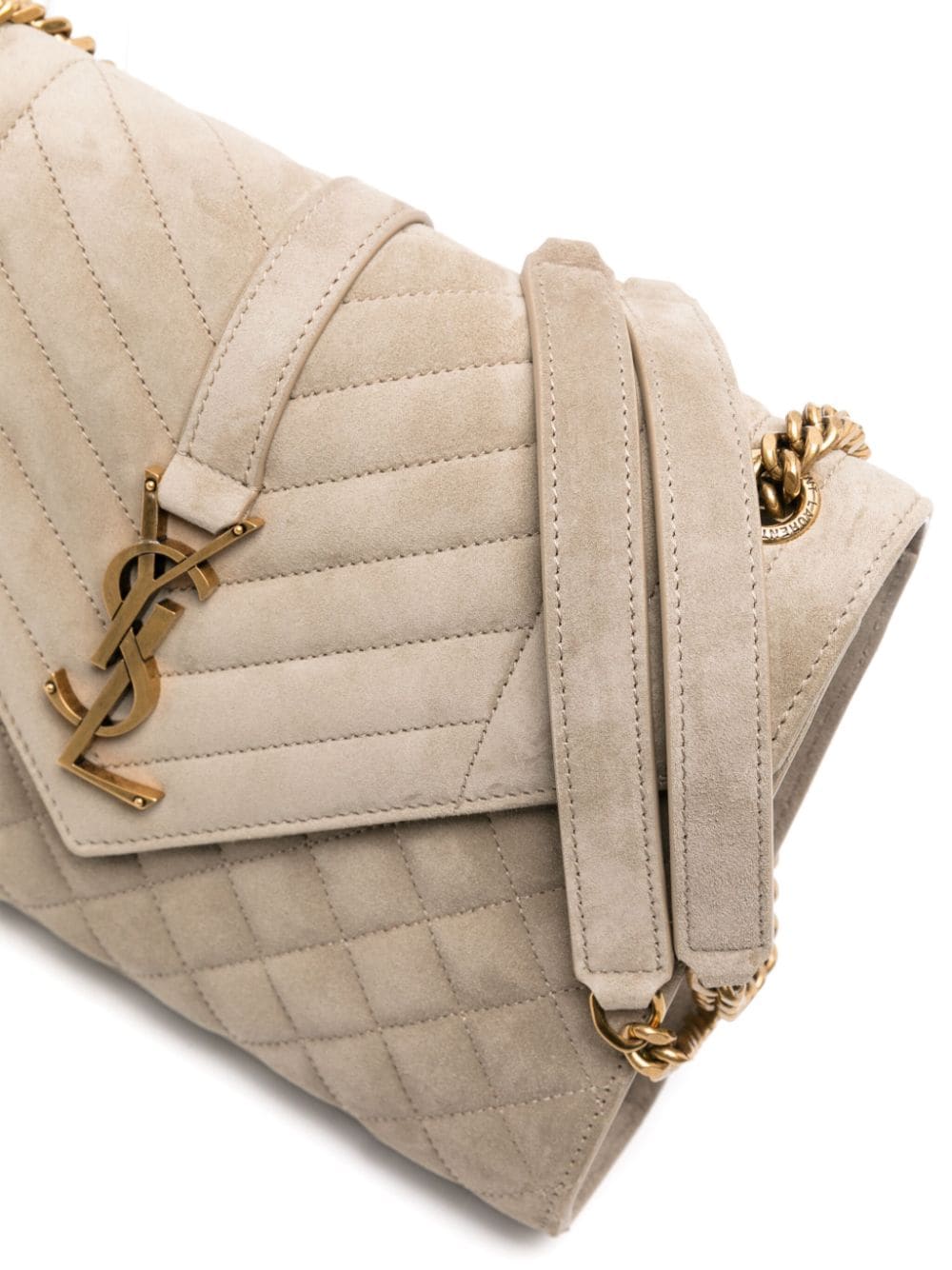 Saint Laurent medium Envelope suede shoulder bag