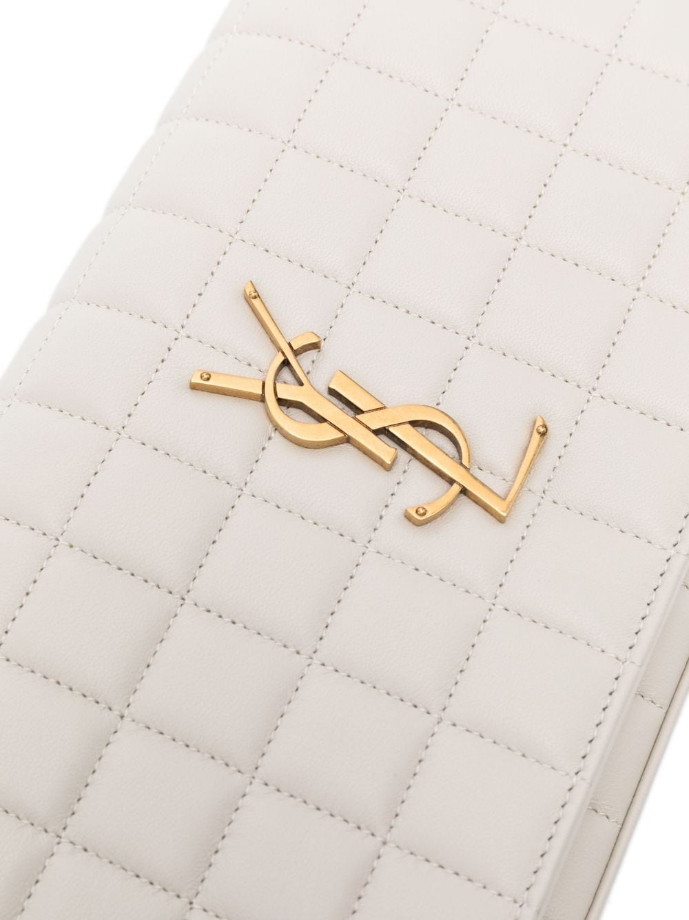 Saint Laurent Cassandre matelassé leather clutch