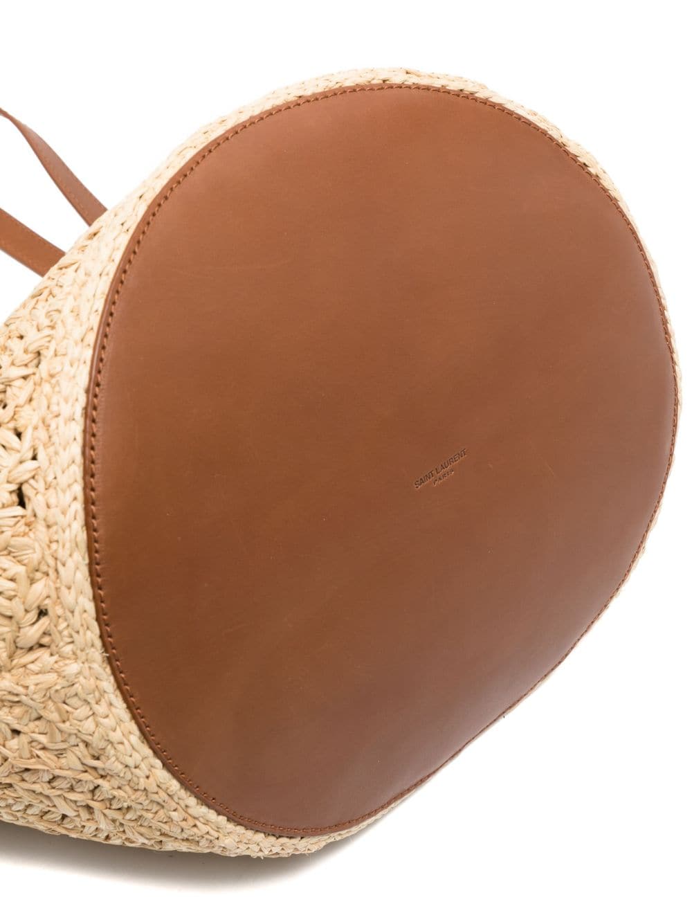 Saint Laurent medium Panier raffia tote bag