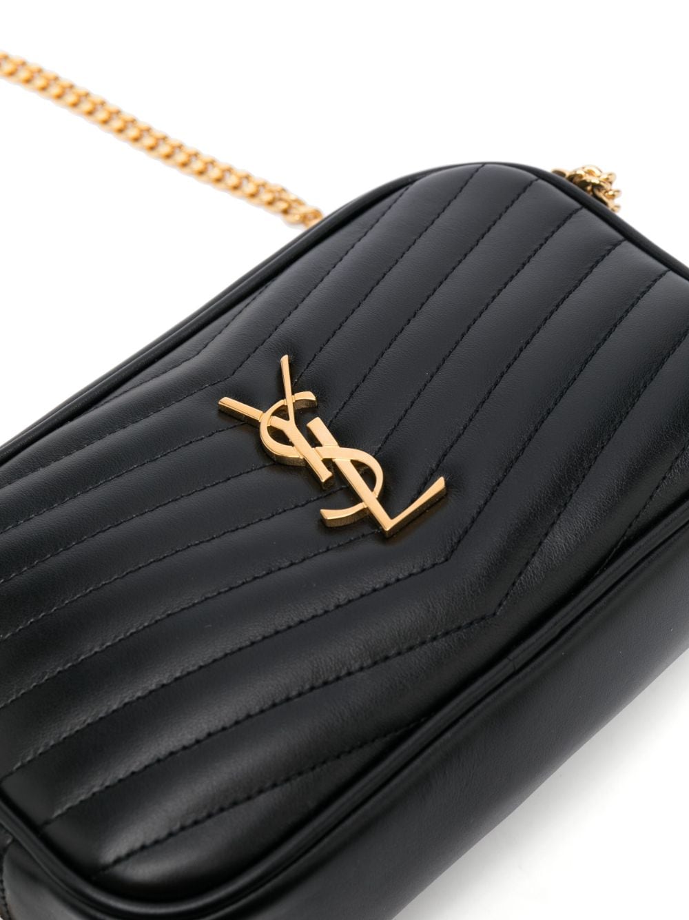 Saint Laurent logo-plaque crossbody bag