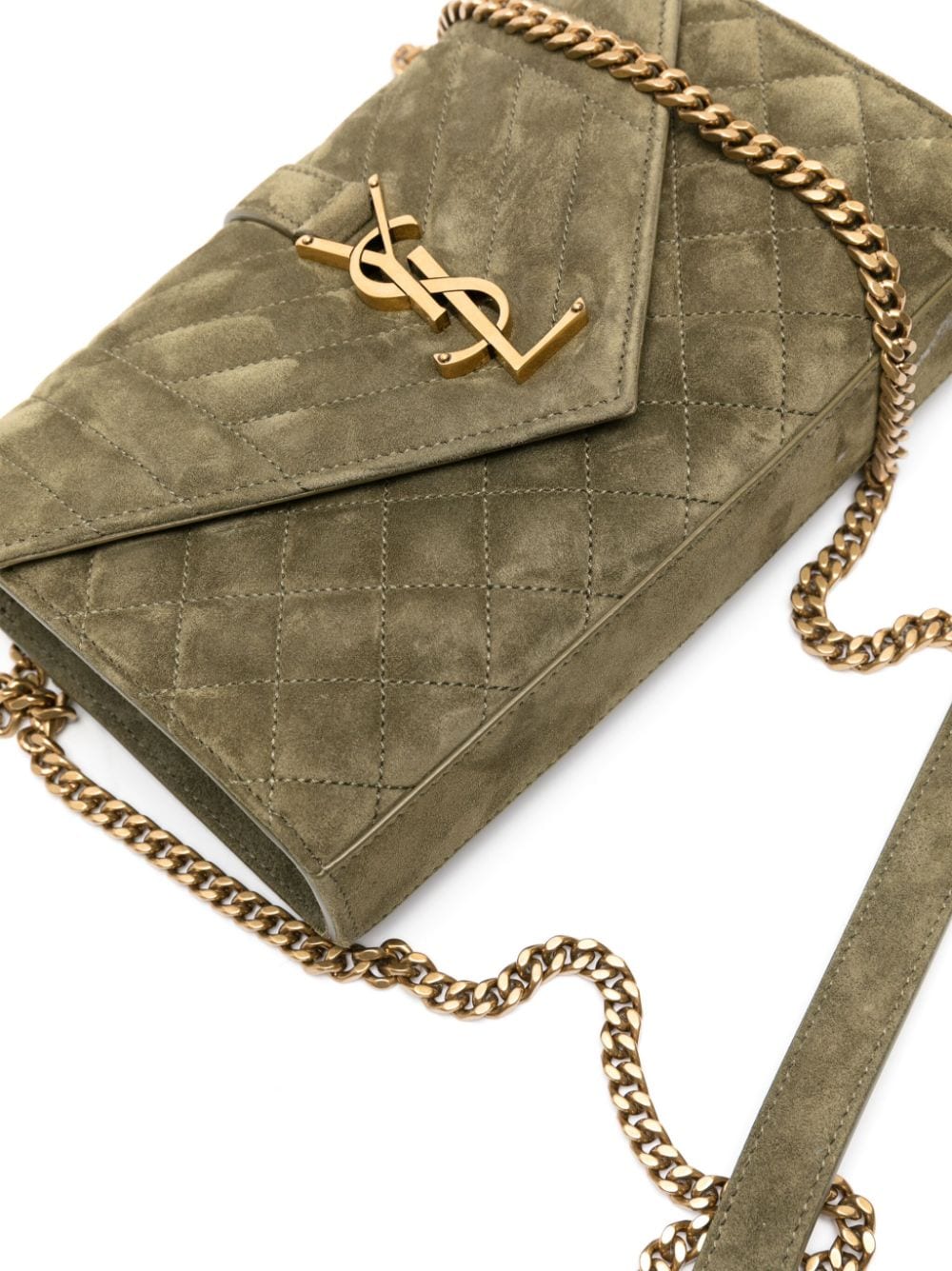 Saint Laurent Envelope quilted shoulder bag