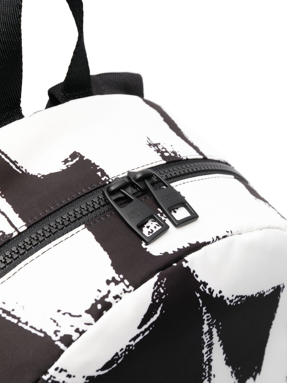 Alexander McQueen graffiti-print backpack