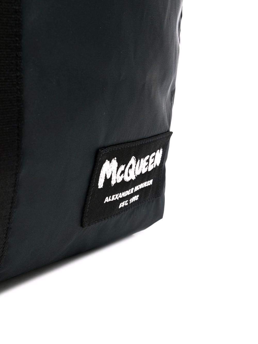 Alexander McQueen large logo patch holdall