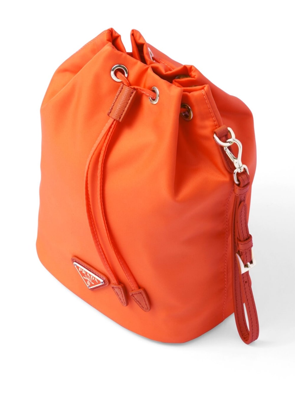 Pra*a mini re-nylon bucket bag