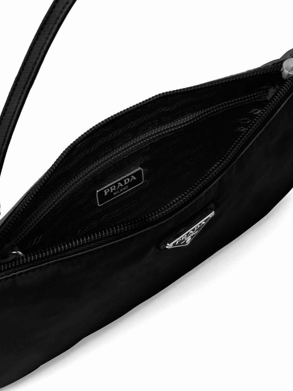 Pra*a mini re-nylon top-handle bag