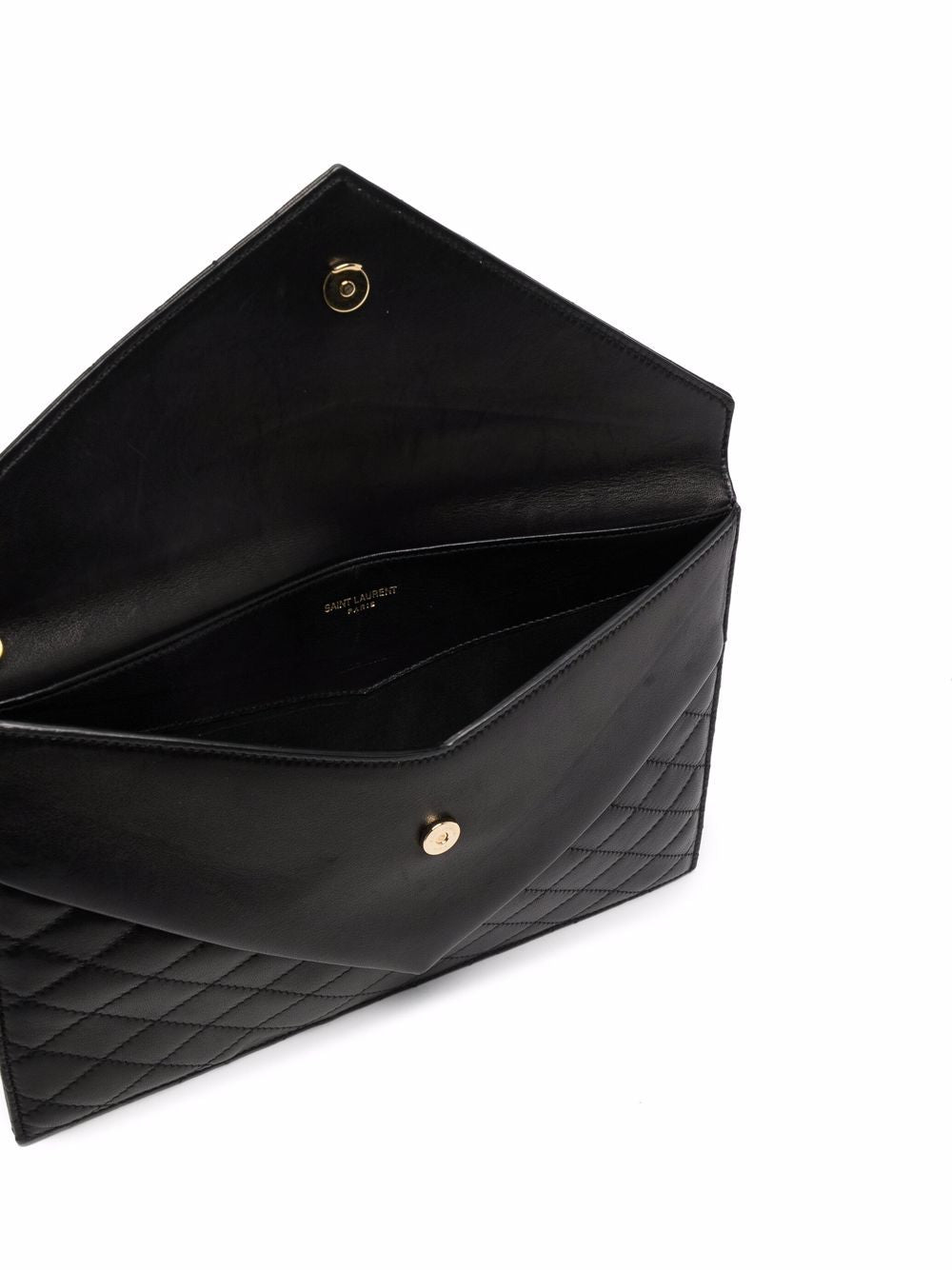 Saint Laurent Gaby quilted envelope clutch bag