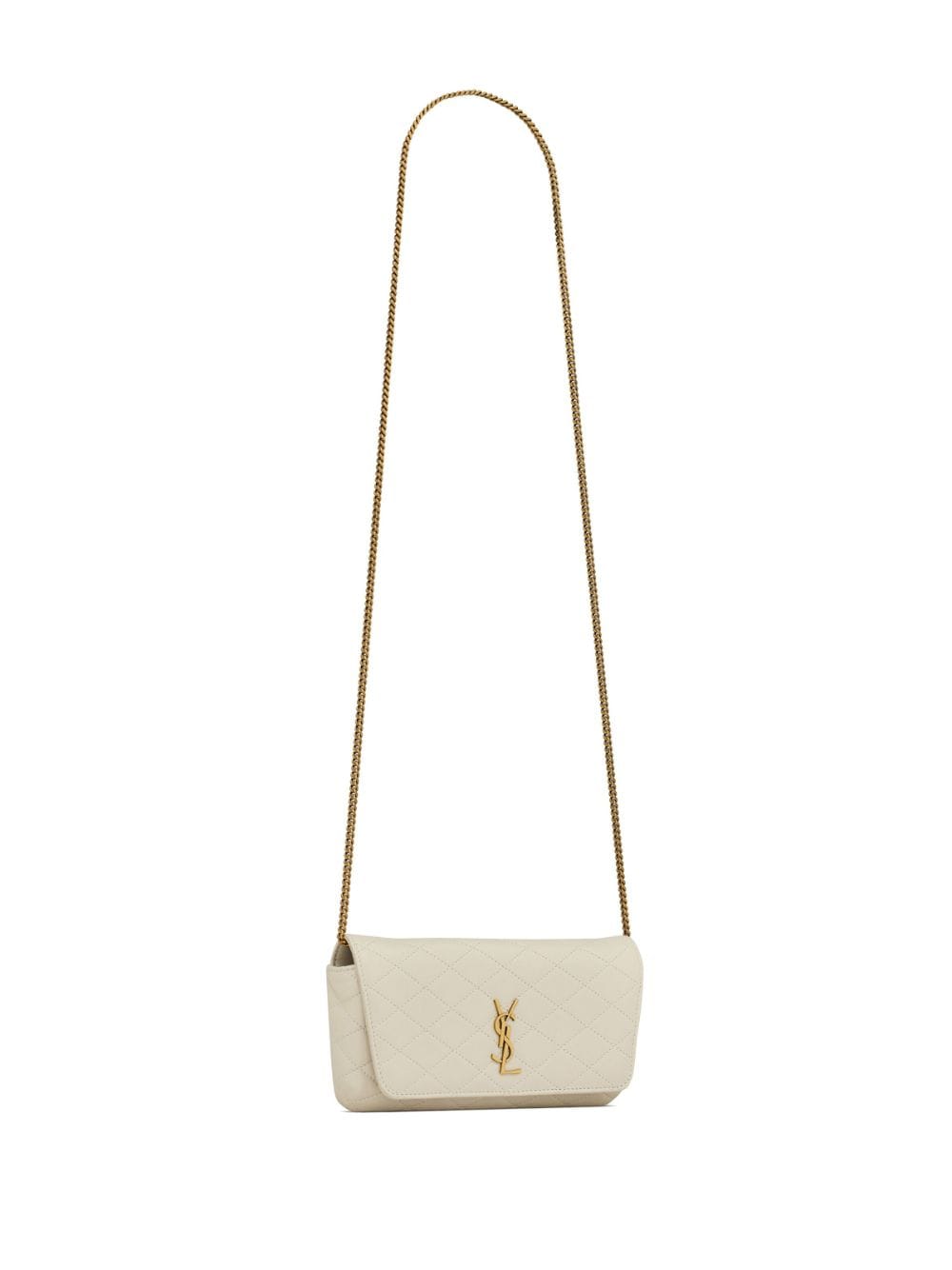 Saint Laurent Gaby quilted leather phone case