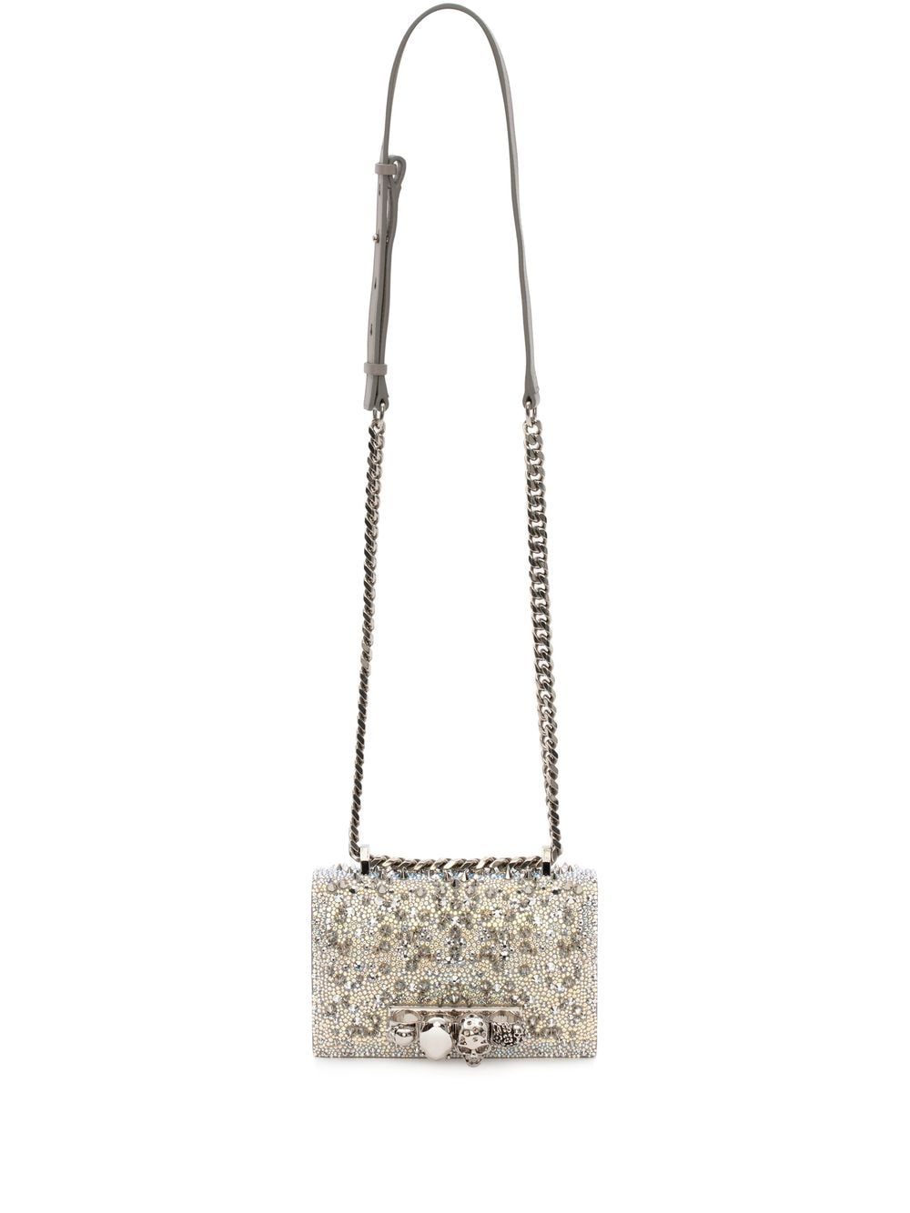 Alexander McQueen jewelled-mini bag