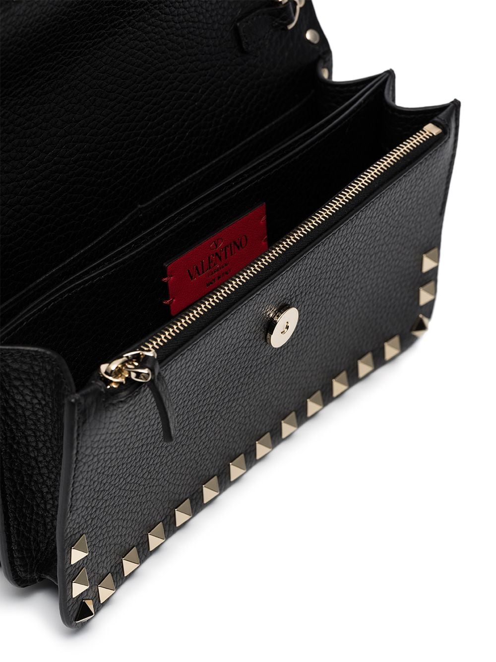 Valentino Garavani Rockstud leather clutch bag