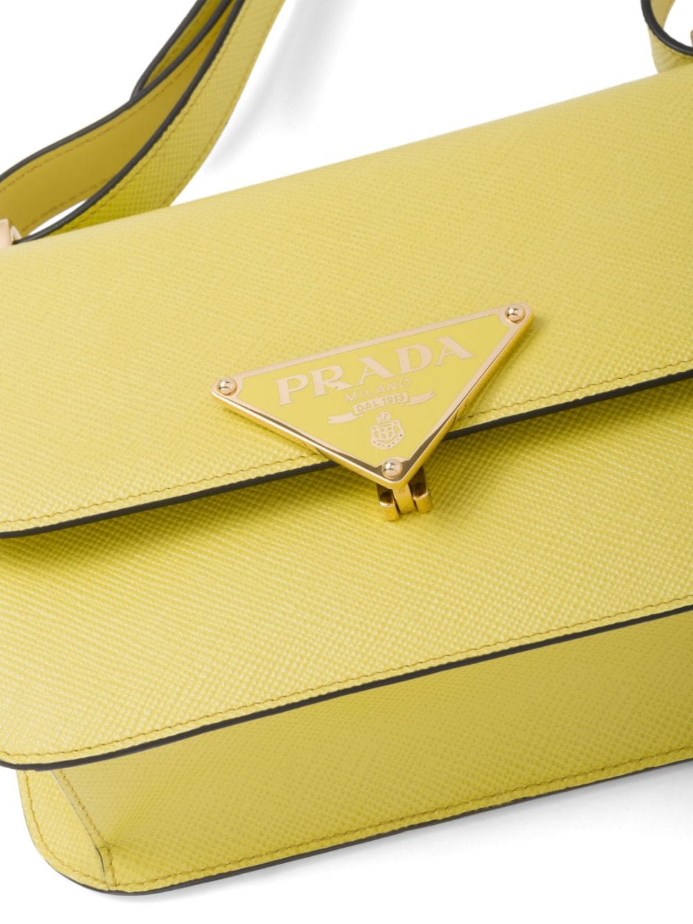 Pra*a Pra*a emblème saffiano shoulder bag