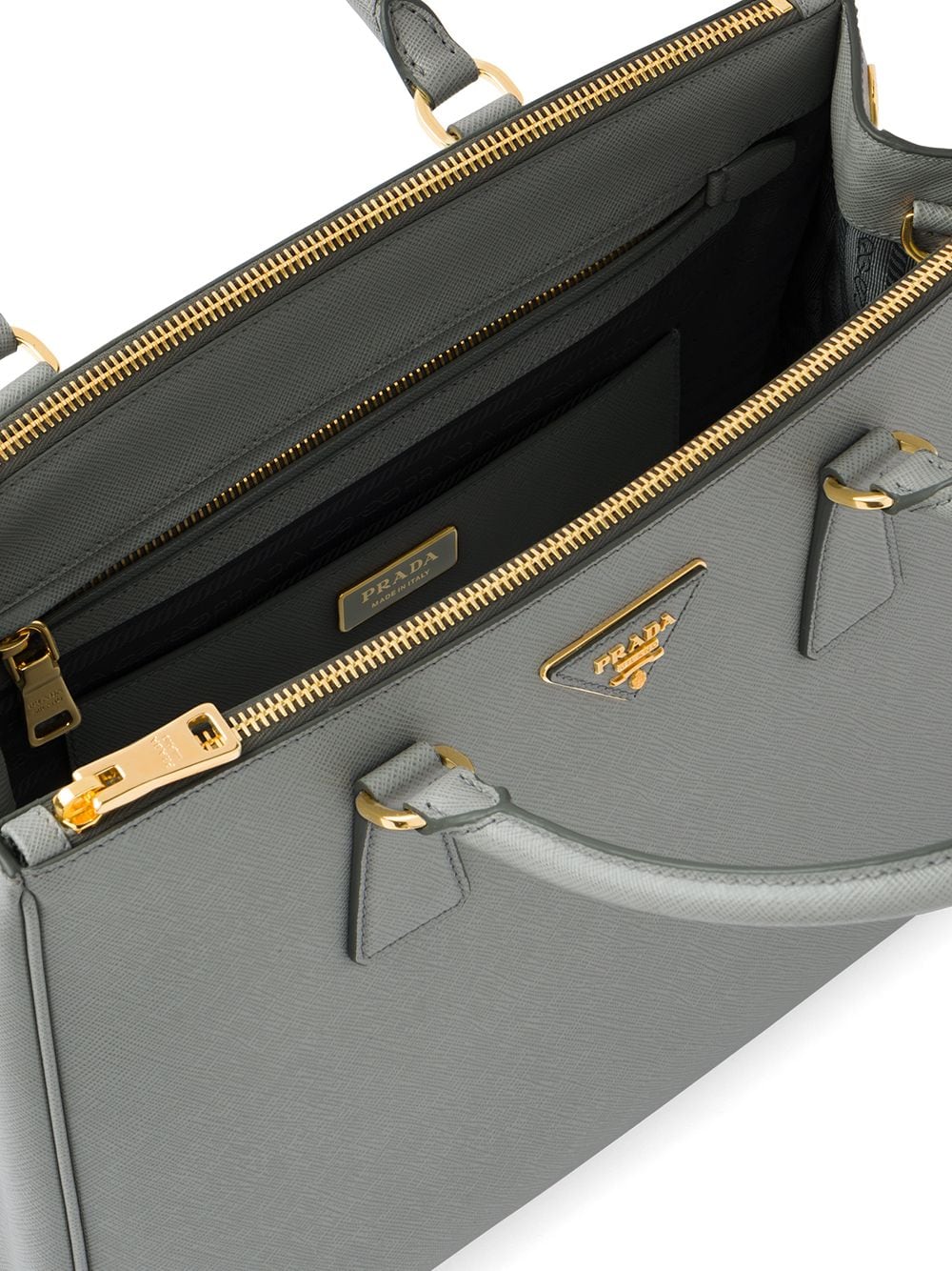 Pra*a large galleria leather tote bag