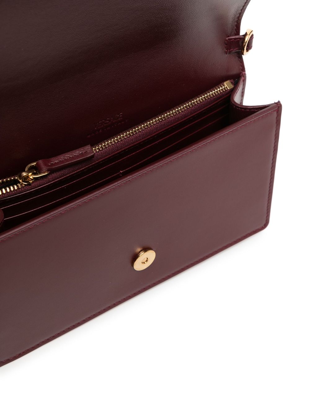 Versace Greca Goddess leather mini bag