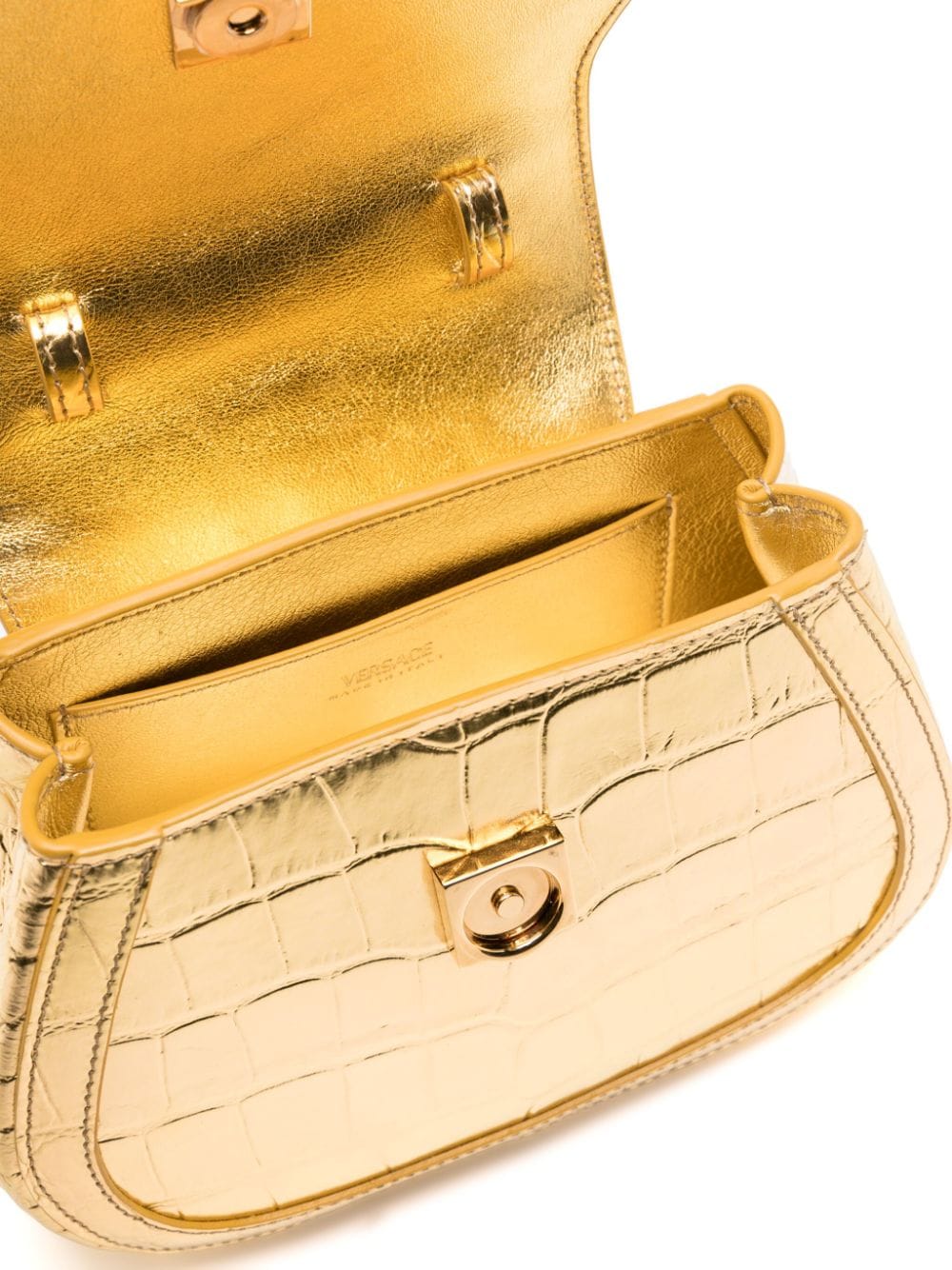 Versace Greca Goddess metallic minibag