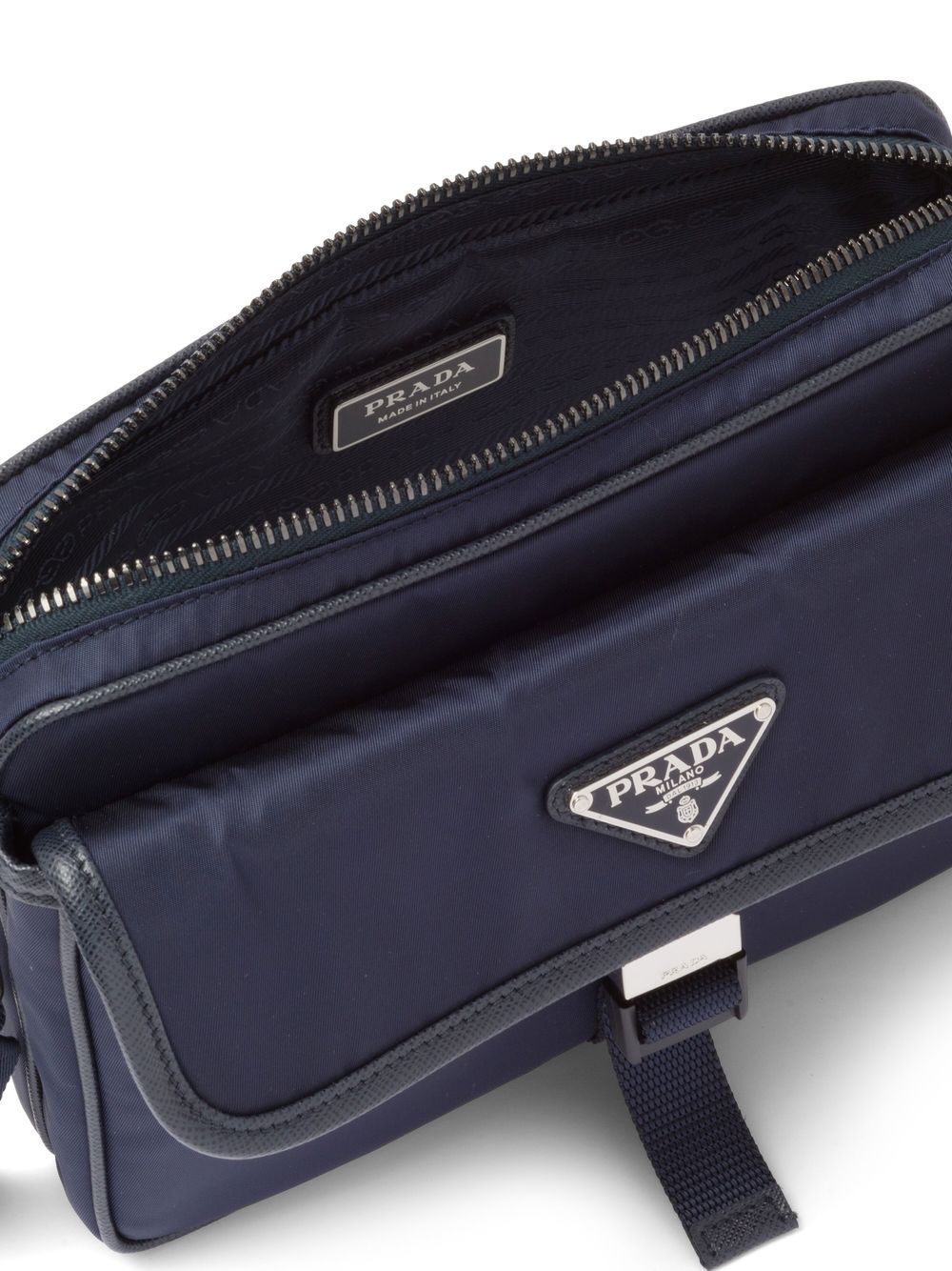 Pra*a re-nylon pouch crossbody bag