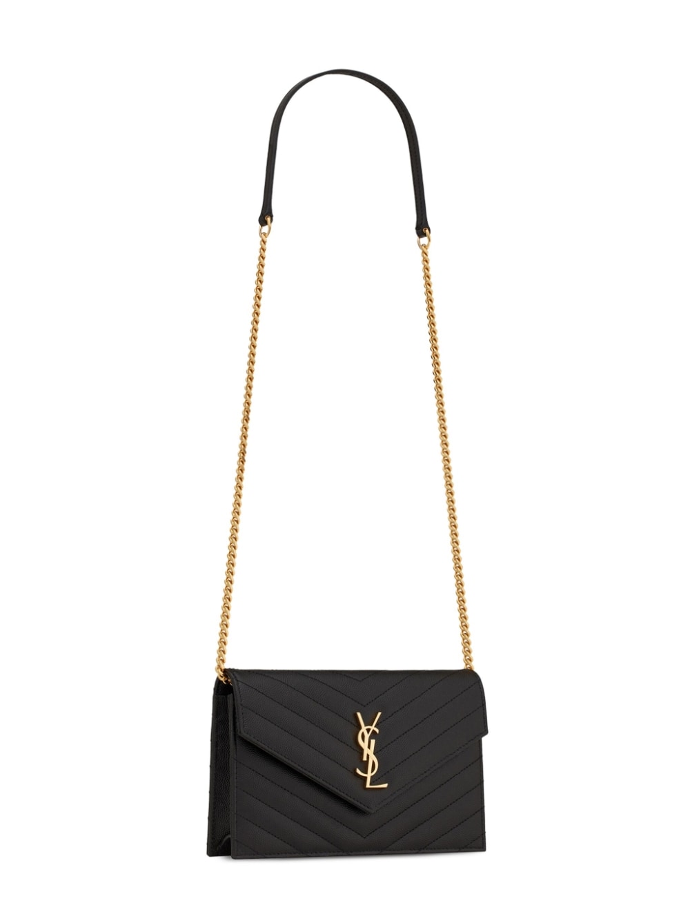 Saint Laurent logo-plaque crossbody bag