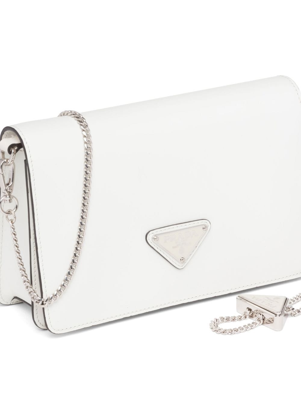 Pra*a triangle-logo small shoulder bag