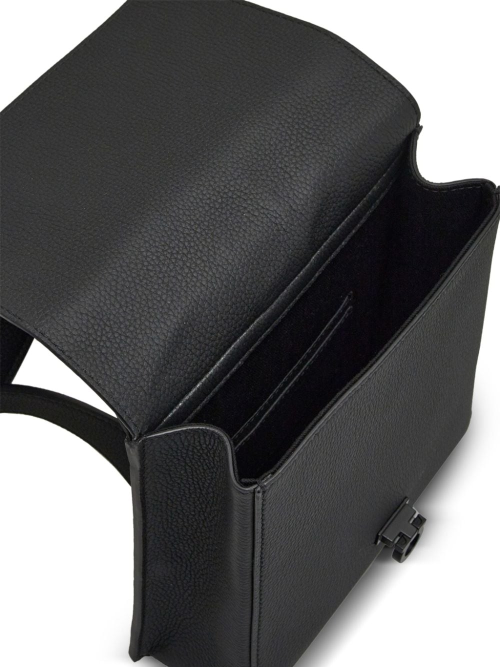 Ferragamo asymmetric faux-leather messenger bag