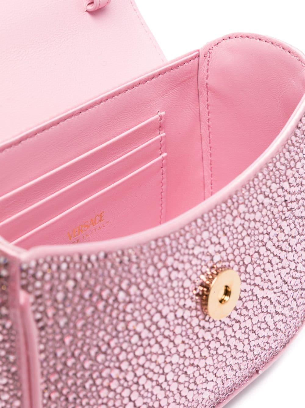 Versace Le Medusa crystal-embellished tote bag