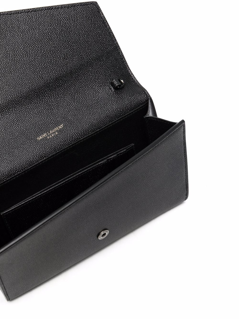 Saint Laurent envelope leather clutch bag