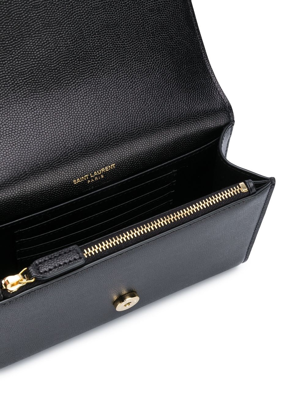 Saint Laurent logo-plaque belt bag