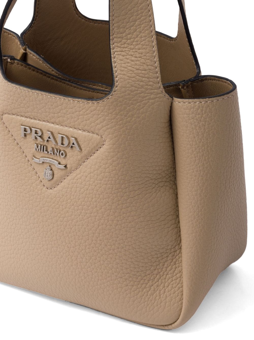 Pra*a logo-plaque tote bag