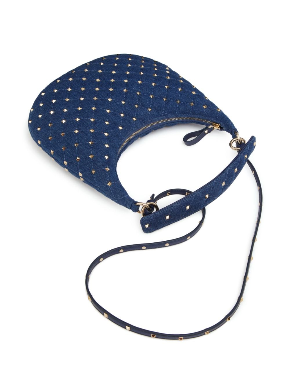 Valentino Garavani small Rockstud Spike denim shoulder bag