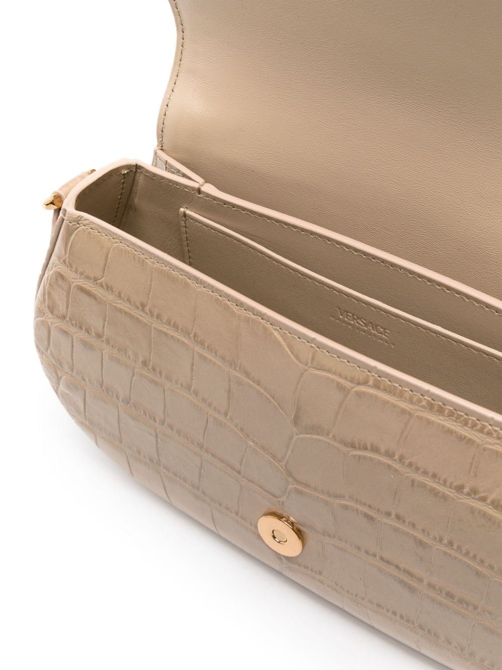 Versace Greca Goddess embossed shoulder bag