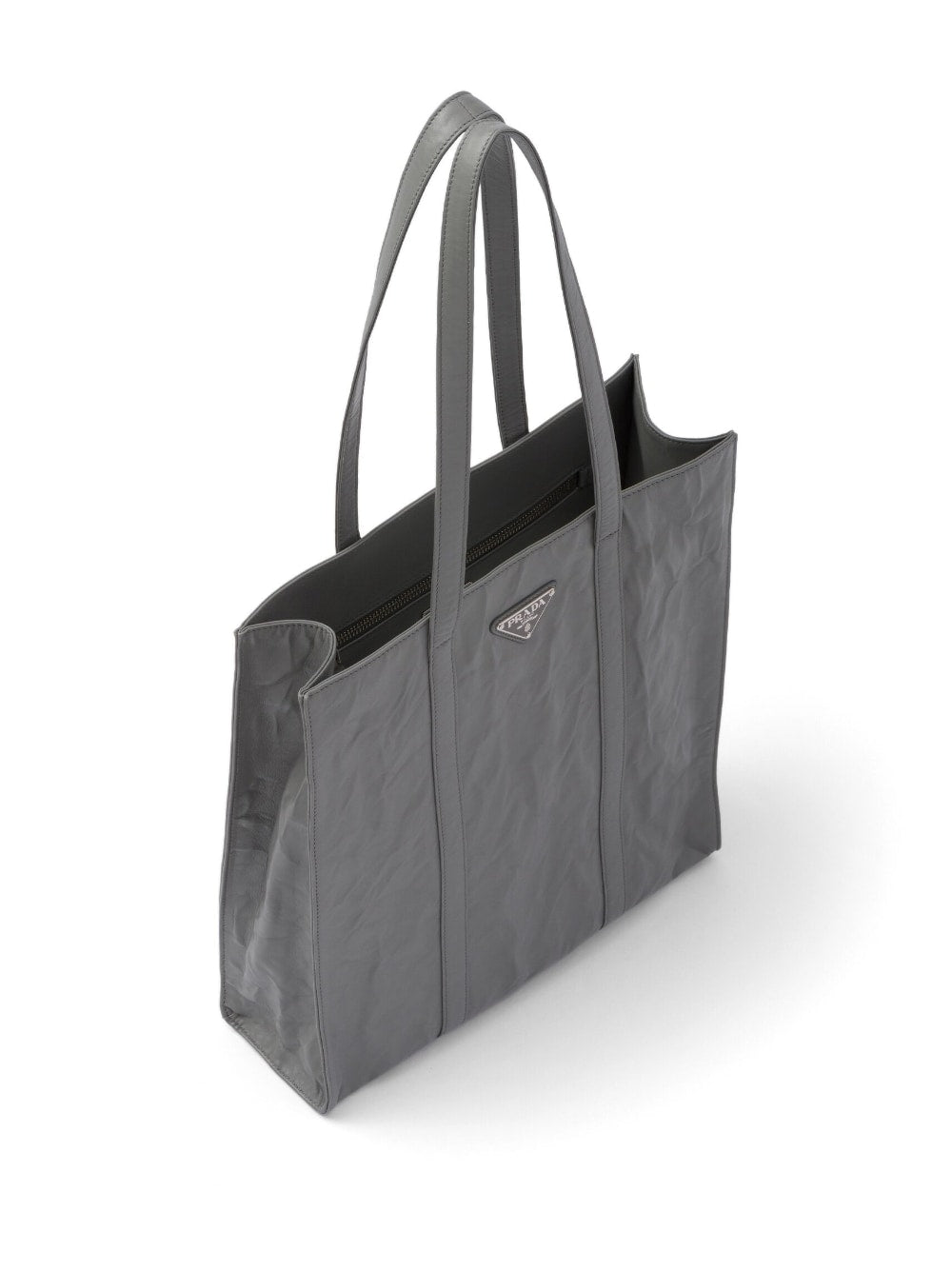 Pra*a logo-plaque tote bag