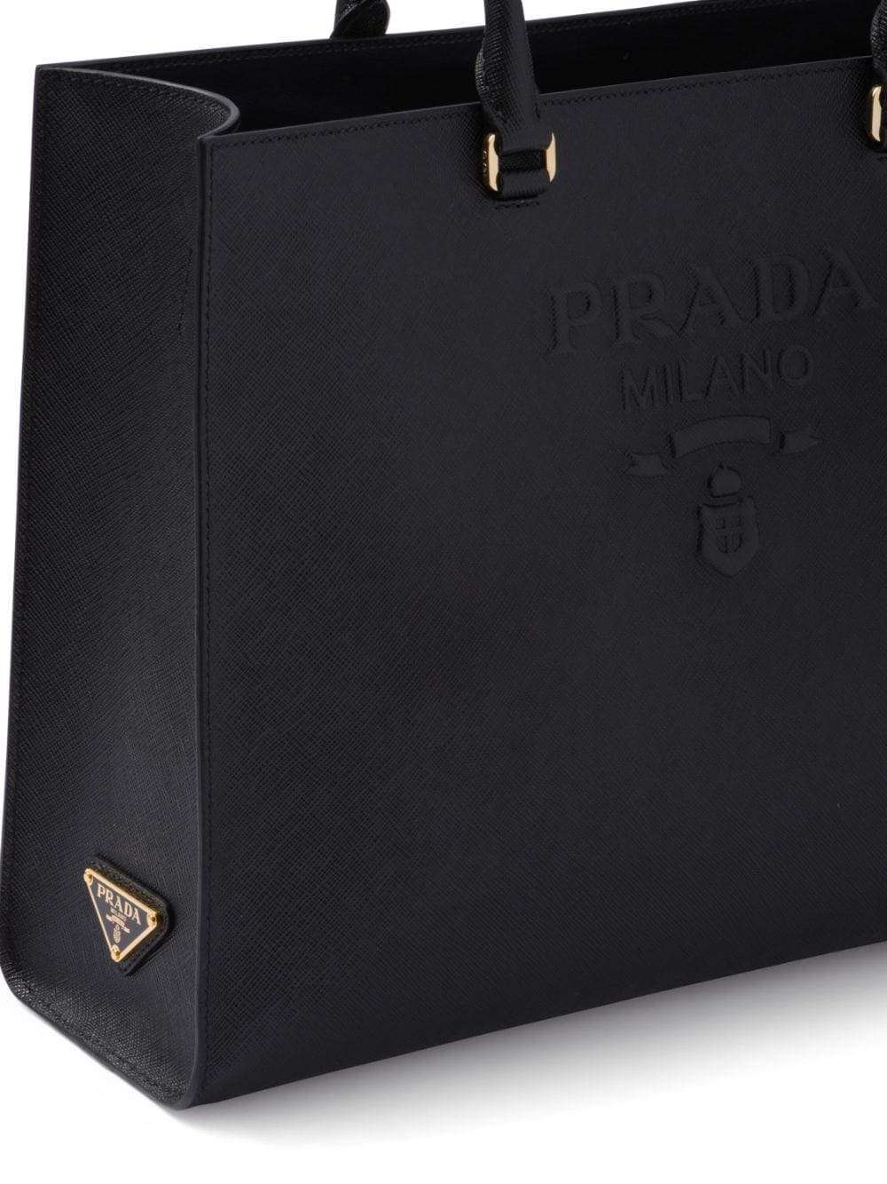 Pra*a medium saffiano leather tote bag