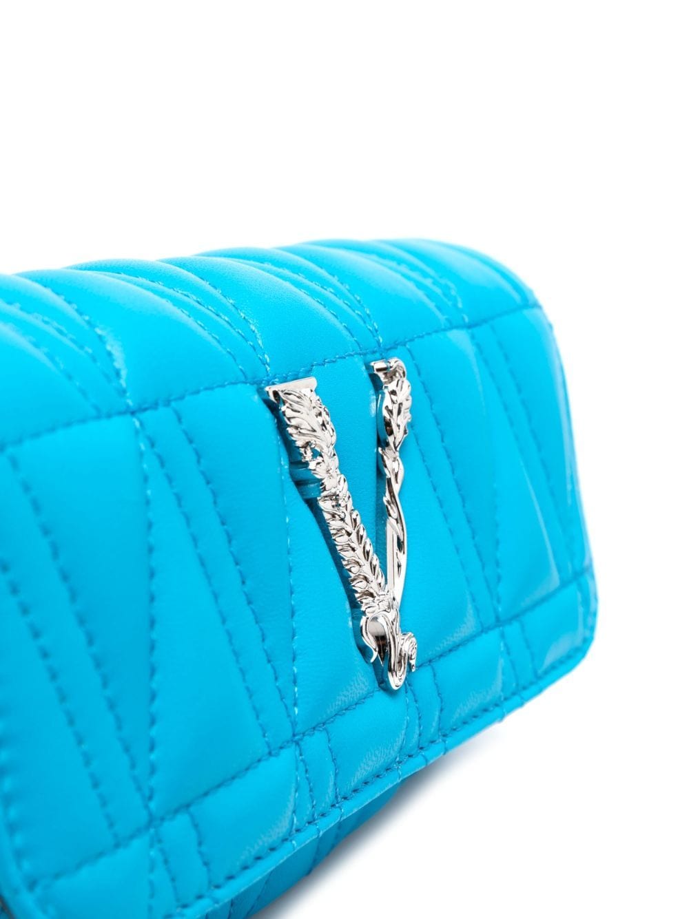 Versace Virtus quilted leather mini bag
