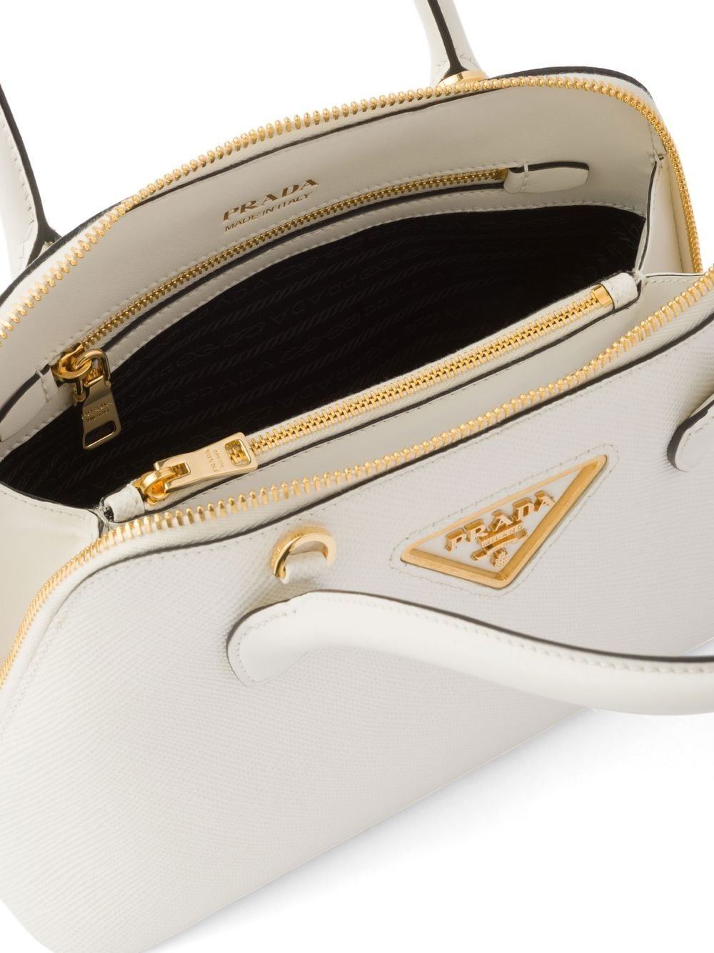 Pra*a promenade saffiano leather bag