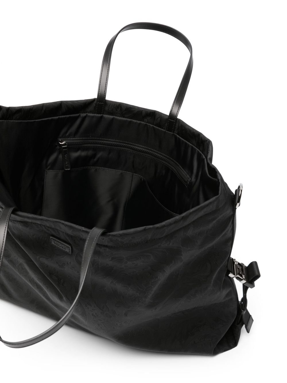 Versace Neo Nylon jacquard tote bag