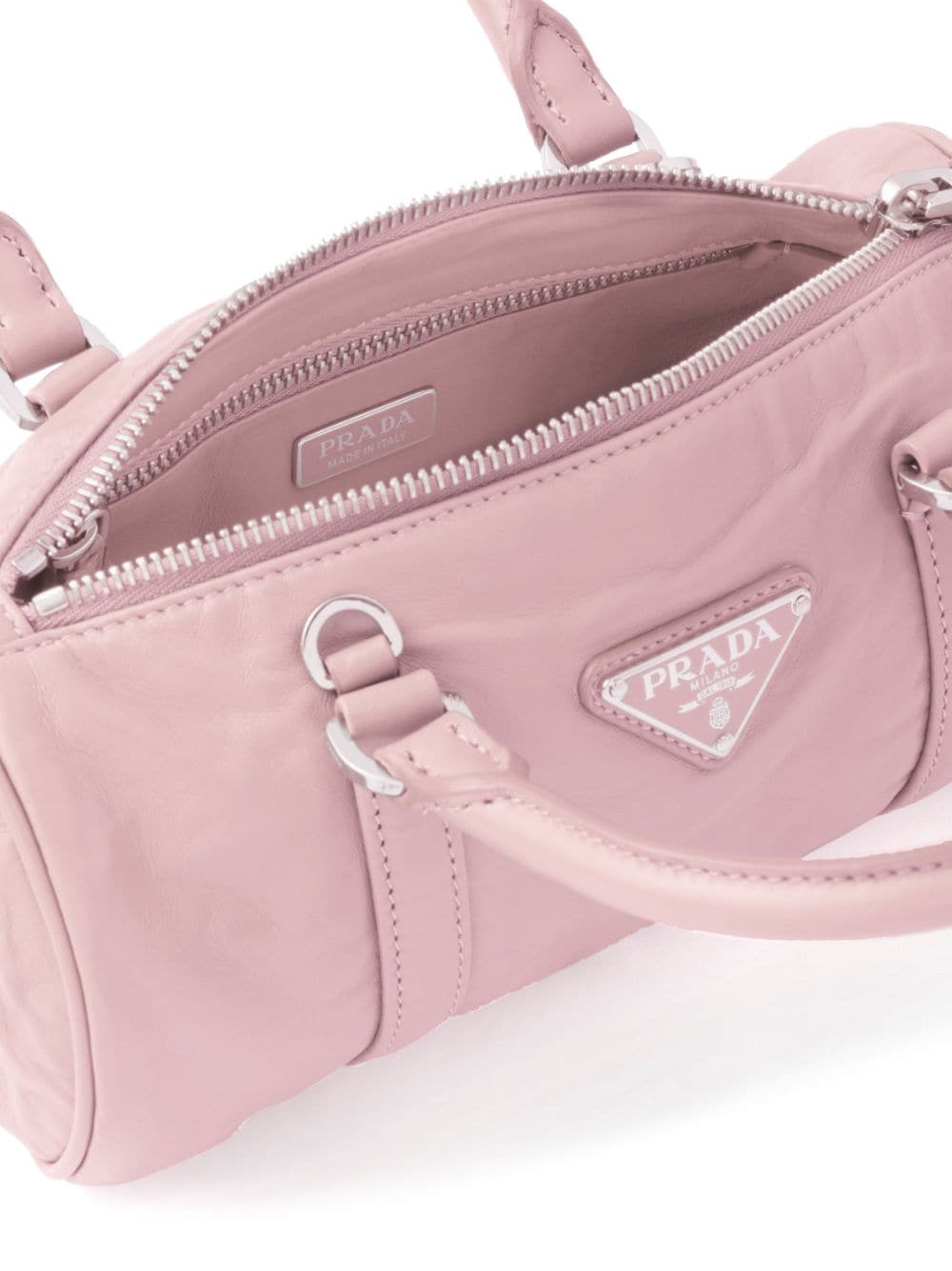 Pra*a logo-plaque tote bag