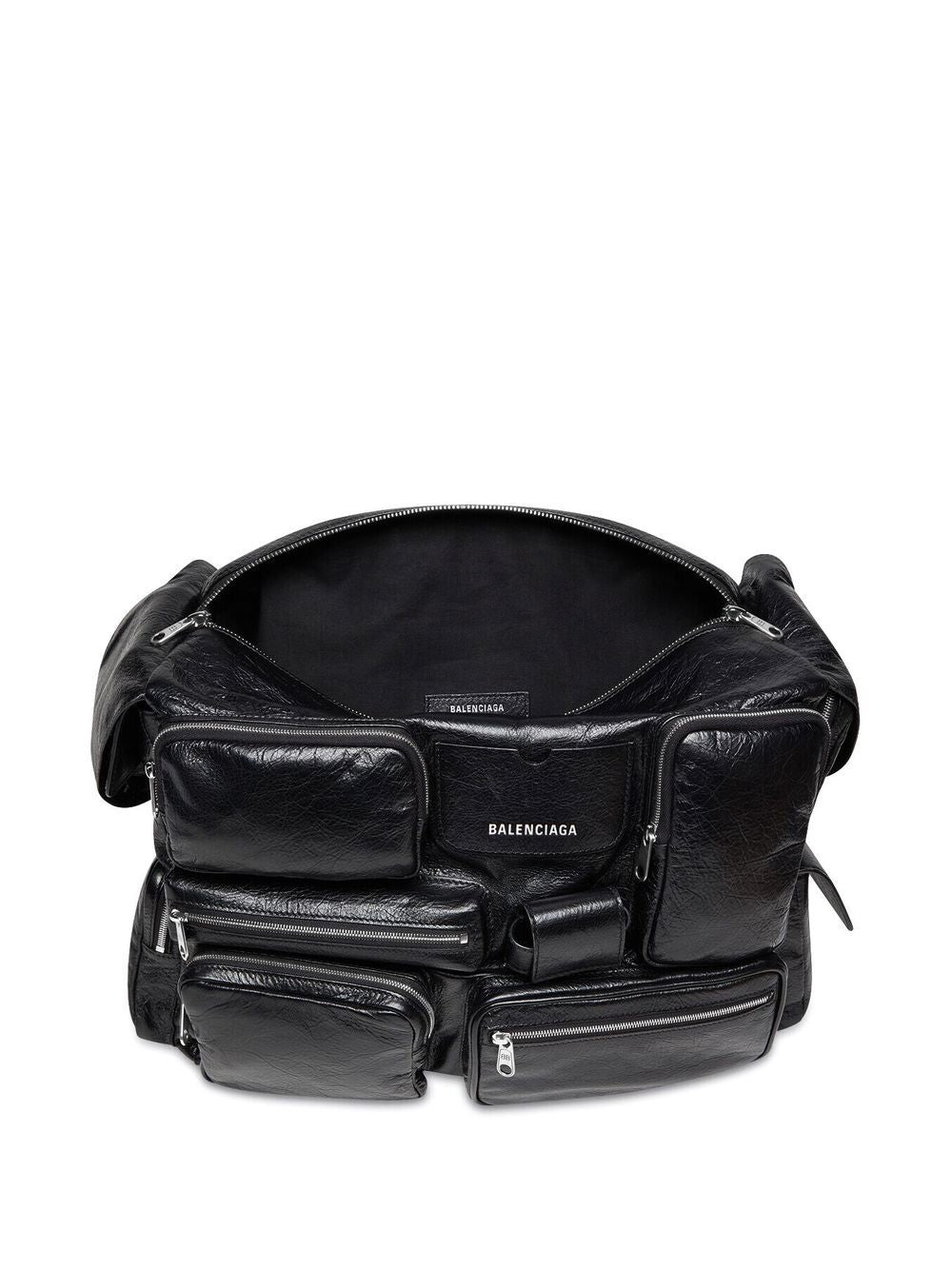 Ba*len*cia*ga logo zipped shoulder bag