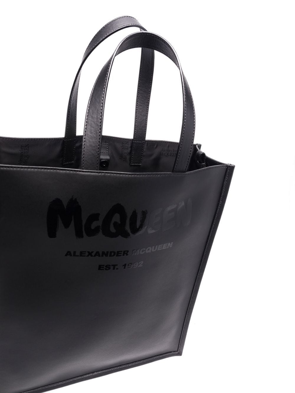 Alexander McQueen logo-print tote bag