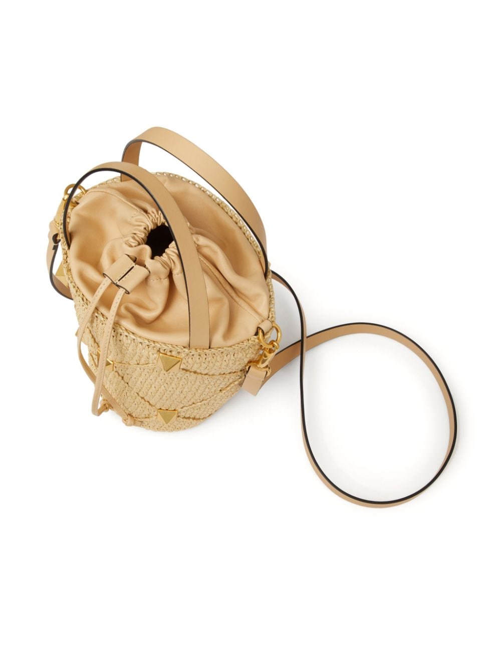 Valentino Garavani Roman Stud interwoven bucket bag