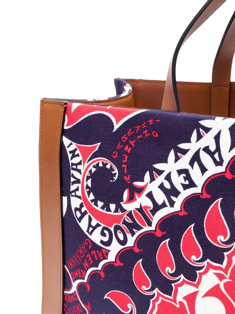 Valentino Garavani VLogo Signature bandana-print tote bag