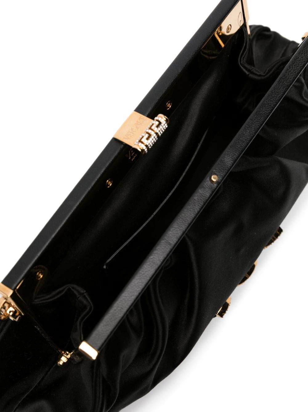 Versace Medusa-plaque clutch bag