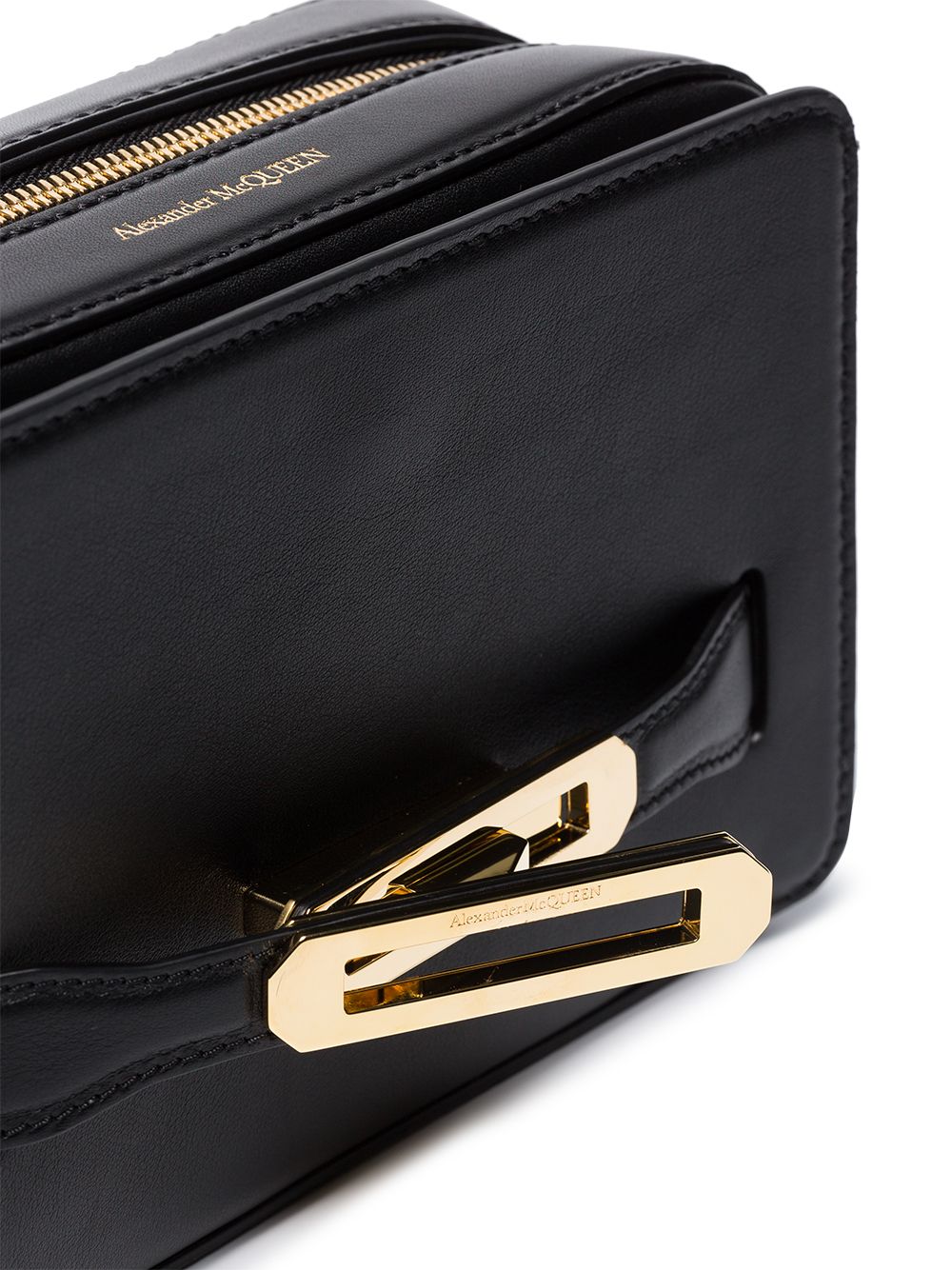 Alexander McQueen lock camera bag