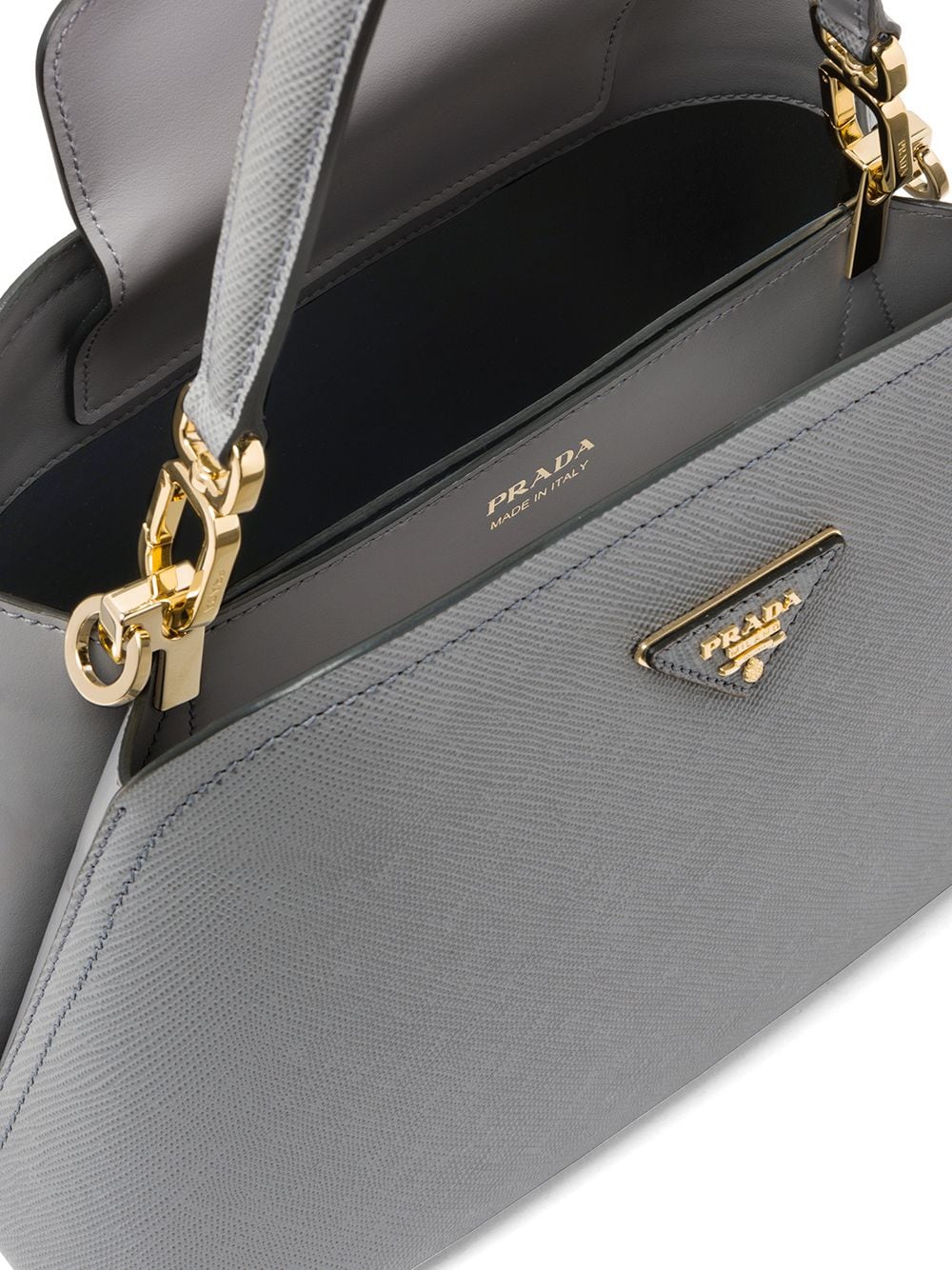 Pra*a medium matinée saffiano bag