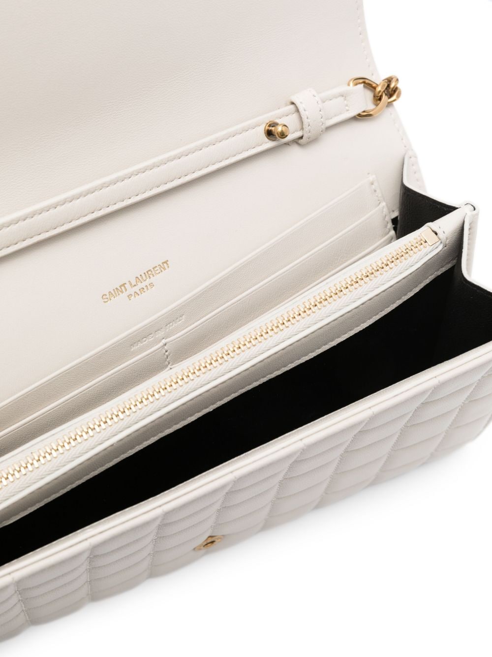 Saint Laurent Cassandre matelassé leather clutch