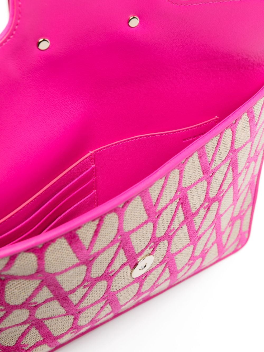 Valentino Garavani Locò Toile Iconographe clutch